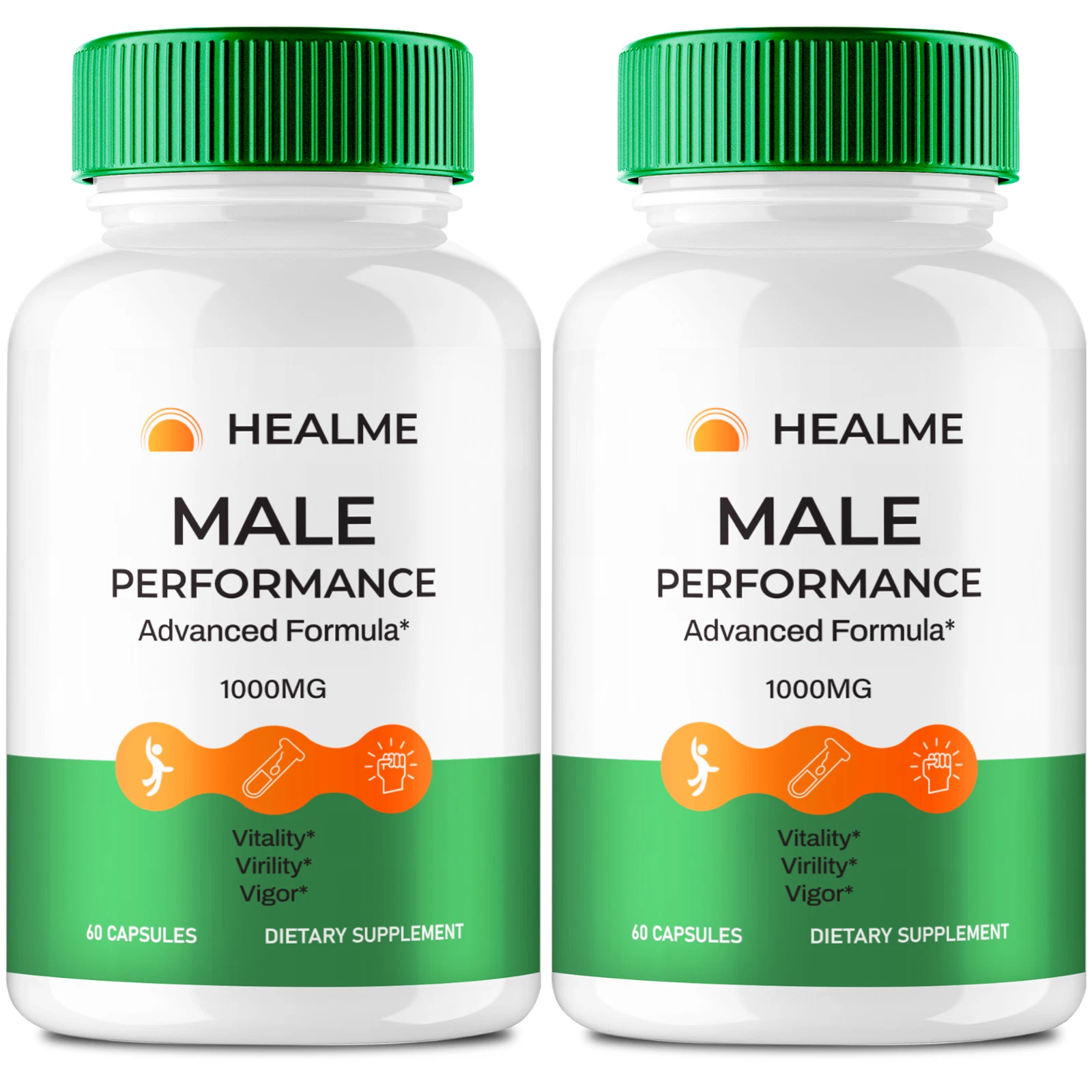(2 Pack) Heal Me Men Capsules, HealMe Men Health Support Supplement Pills
