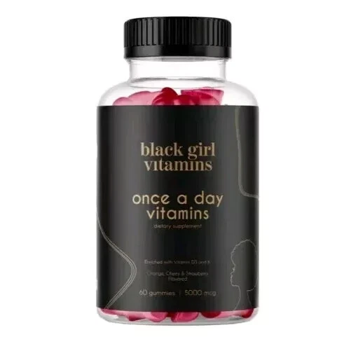 Black Girl Vitamins Once a Day Women's Multivitamin Gummies - Immune Support, 30