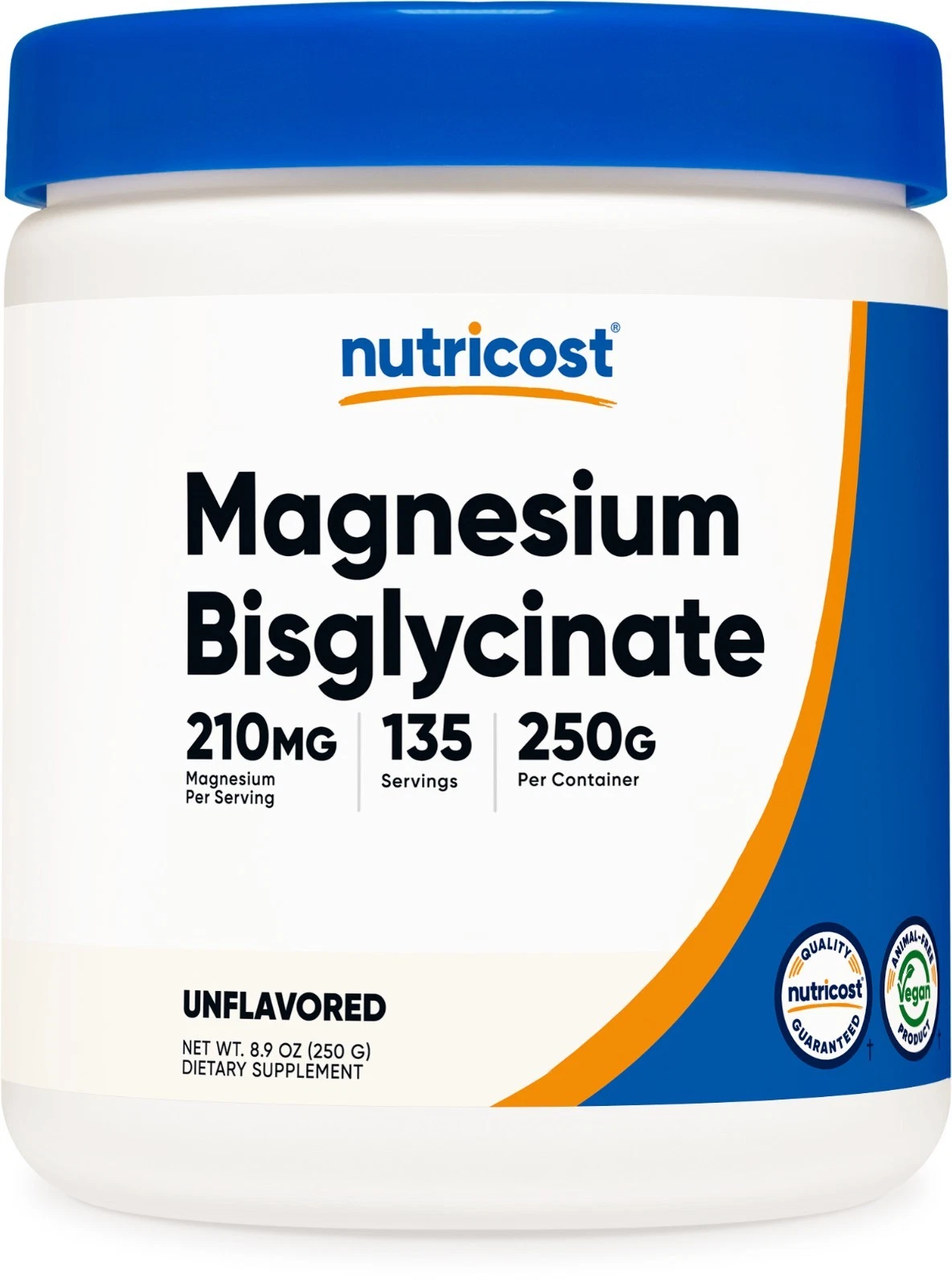 Nutricost Magnesium Bisglycinate Powder (250 Grams) Unflavored