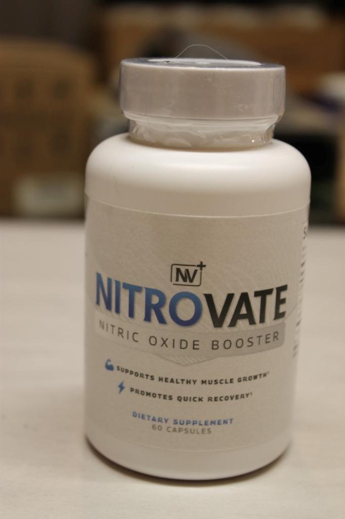 Nitrovate Booster Healthy Muscle Suport 60 Caps 6/26 NEW