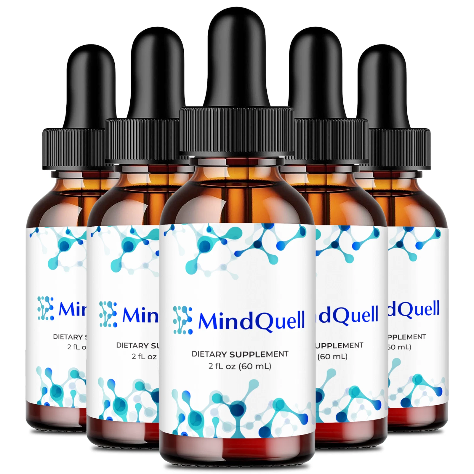 (5 Pack) Mind Quell Blood Drops, MindQuell Liquid Drops Blood Support Formula