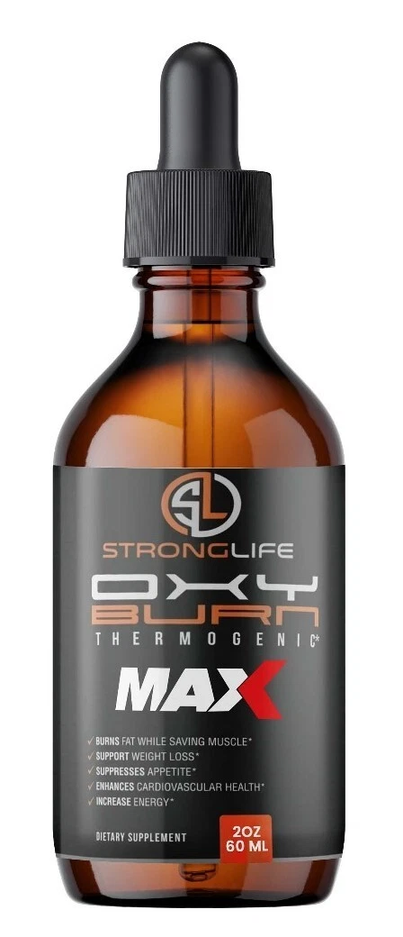 Oxy Burn MAX Thermogenic Weight Loss Drops, Appetite Suppressant ( 1 Pack )