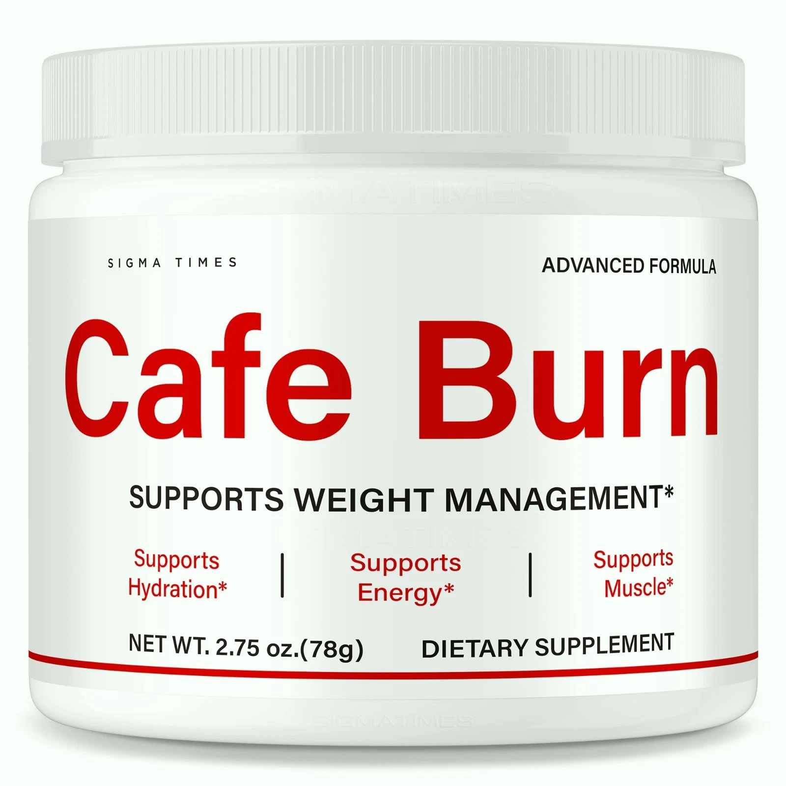 Cafe Burn Powder, CafeBurn Fit Advanced Fat Burn for Weight Loss (30 Servs.)