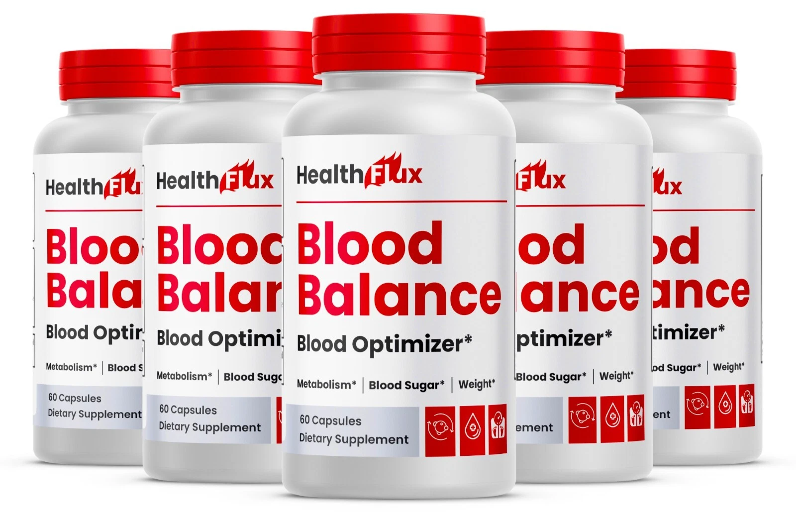 Health Flux Blood Optimization Supplement, HealthFlux Blood Pills (300 Capsules)