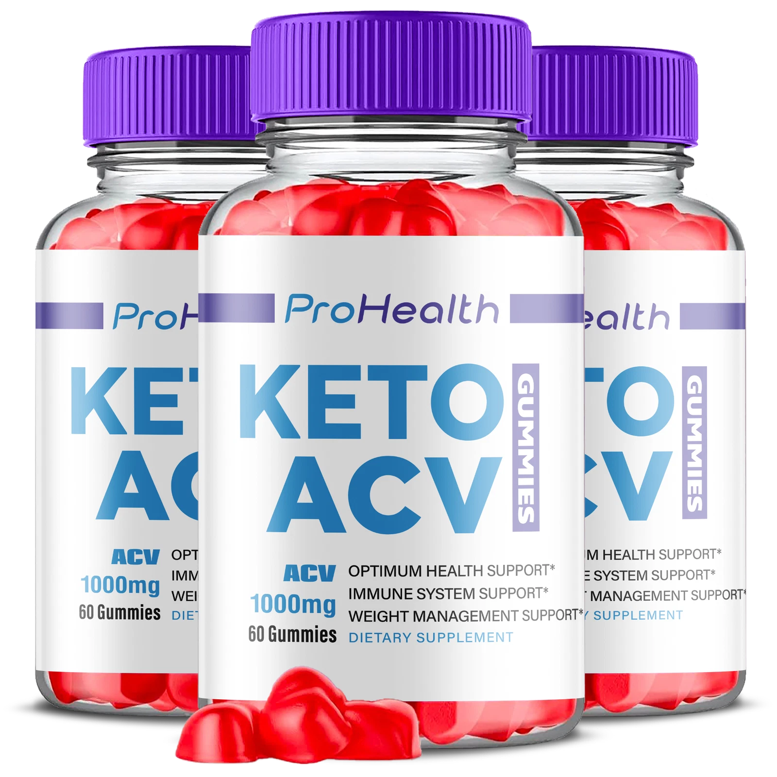 ProHealth Keto Gummies - Pro Health ACV Keto Gummies For Weight Loss (3 Pack)