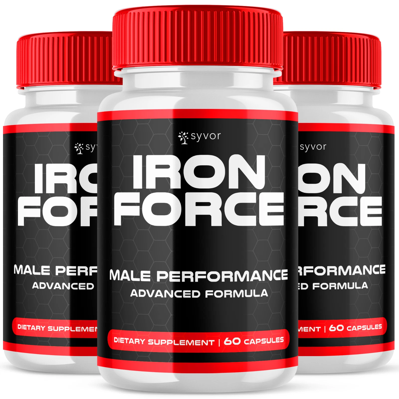 Iron Force Advanced Supplement for Men with Natural Ingredients 180 Capsules