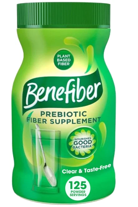 Benefiber Prebiotic Fiber Supplement Powder, 17.6 Oz (125 Servings) 886790218302