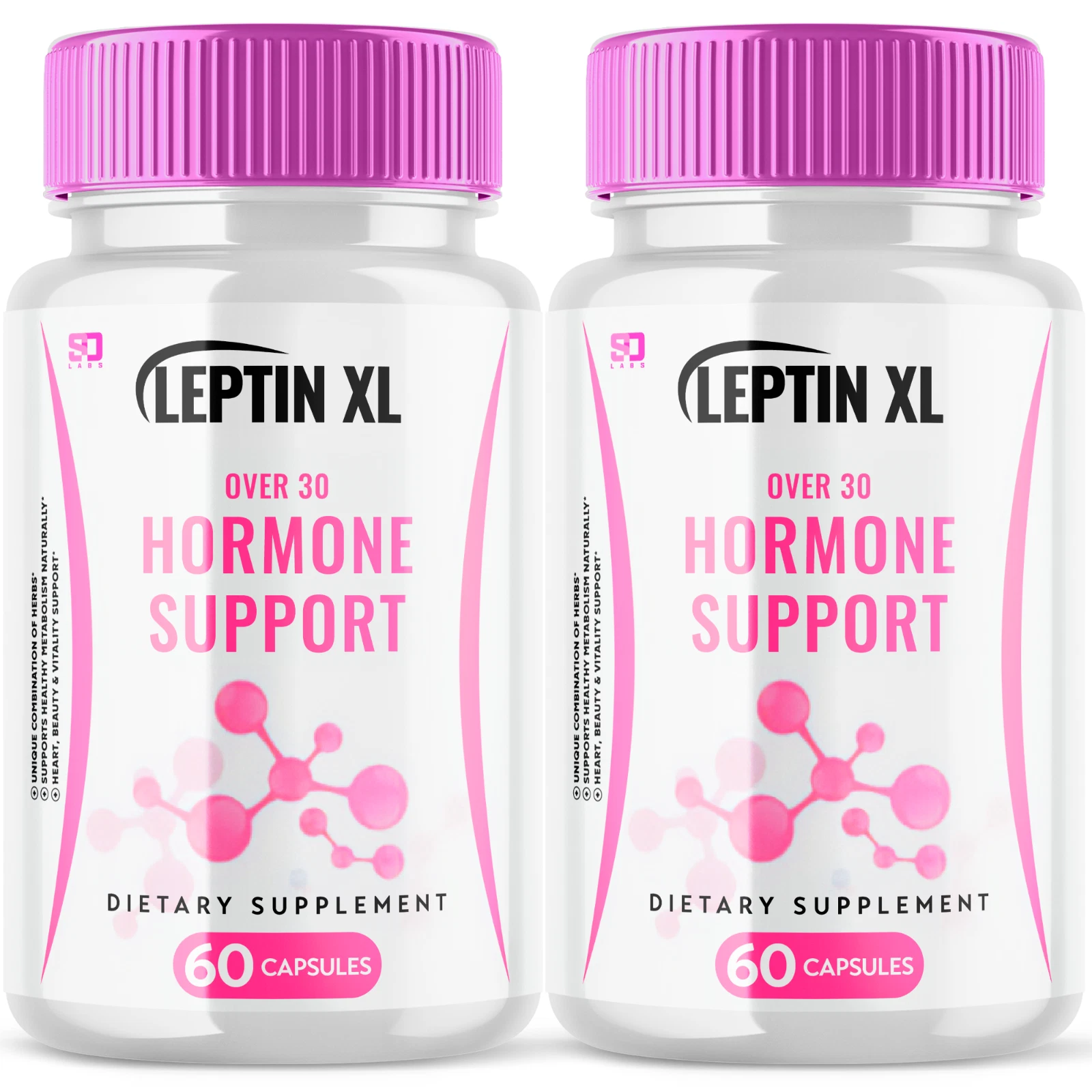 (2 Pack) Leptin XL Hormone Support Advanced Vitamin Supplement 120 Capsules