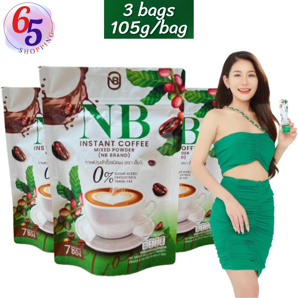 NB Coffee X3, no sugar, coffee, coffee, Kru Waist-S, 1 bag, 7 sachets, 105 grams