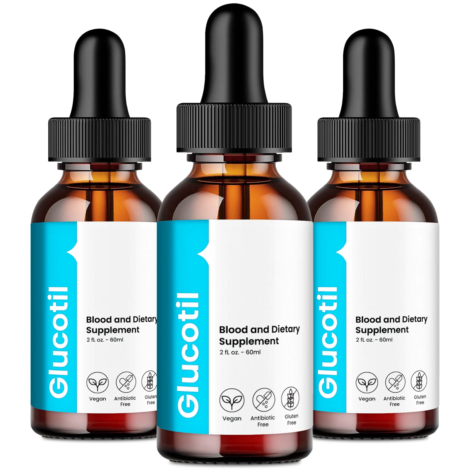 Glucotil drops - Official Formula (3 Pack)