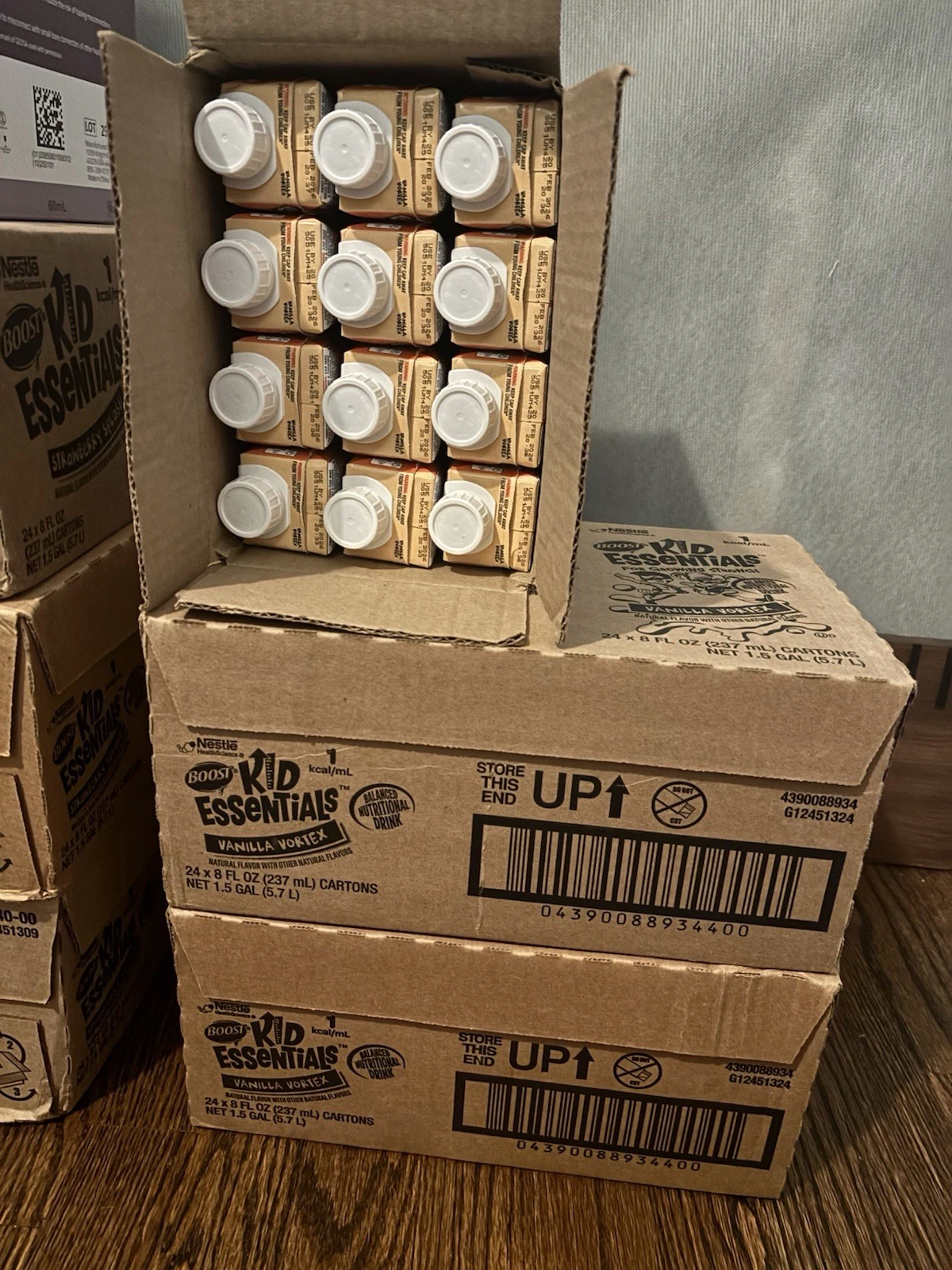 Boost Kid Essentials, 8oz Case Of 24 - Vanilla Vortex