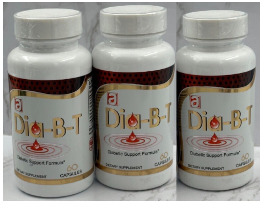 3 DIA-B-T DIABETIC VITAMIN SUPPORT REGENEX GLUTEN FREE BACTERIUM DIABETIN DIABT