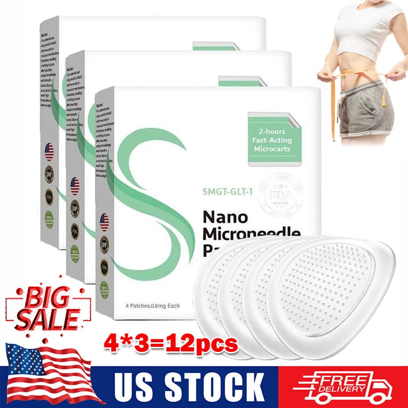 12X Nano Micro-needle Patch-SMGT-GLP-1 Patch-Unisex Slimming Microneedle Patch🔥