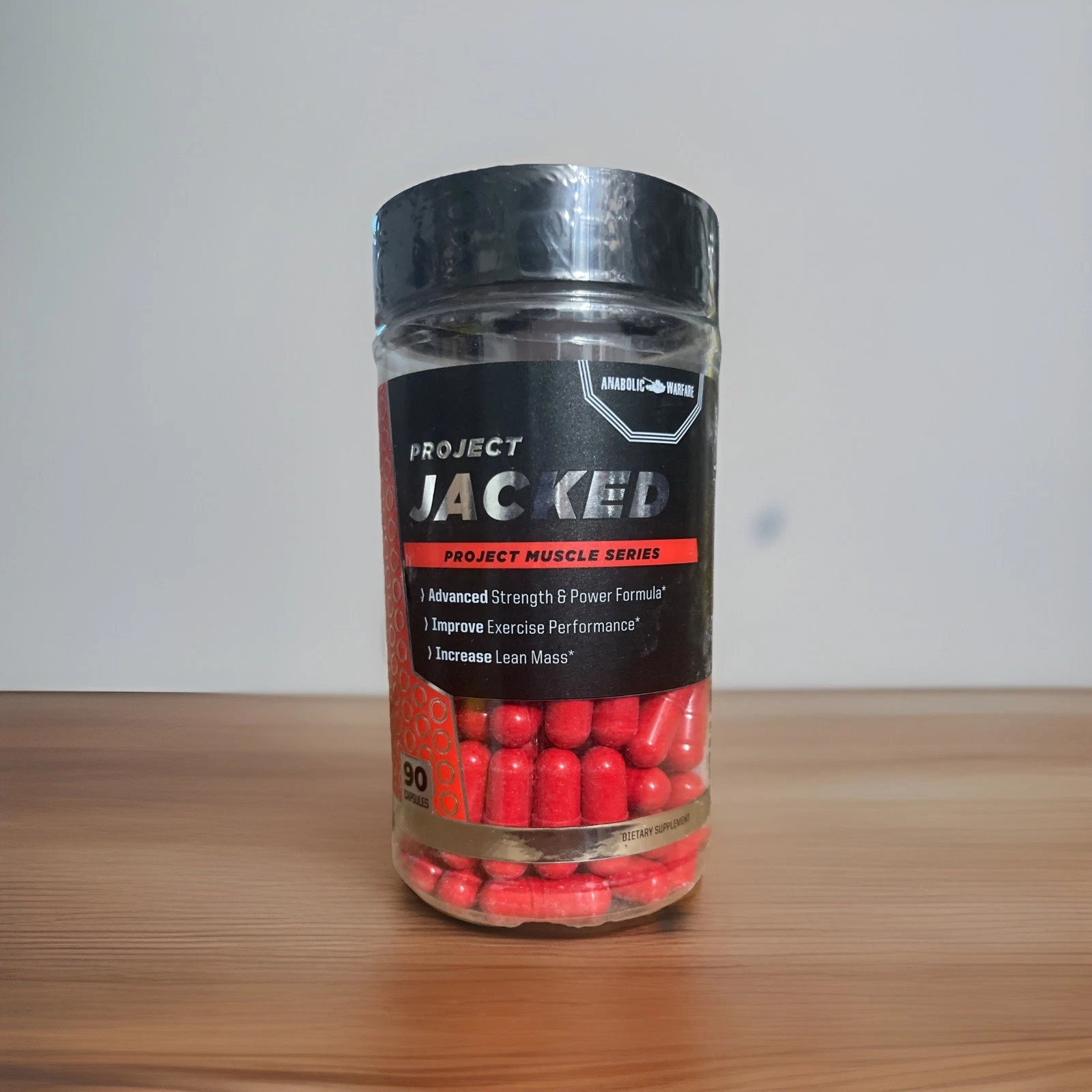 ANABOLIC WARFARE PROJECT JACK'D Strength Power Lean Mass 90 Capsules