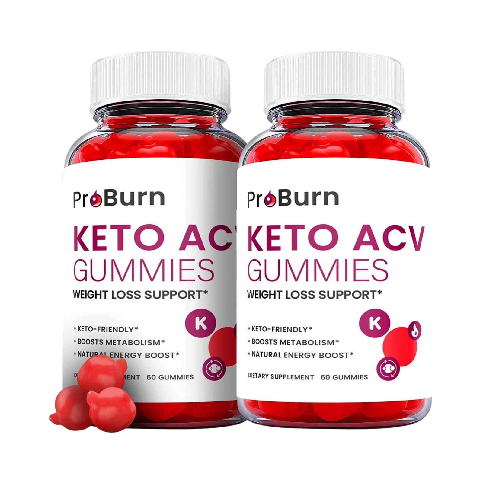 2-Pack ProBurn Keto Gummies - Pro Burn Keto ACV Gummies Weight Loss-120 Gummies