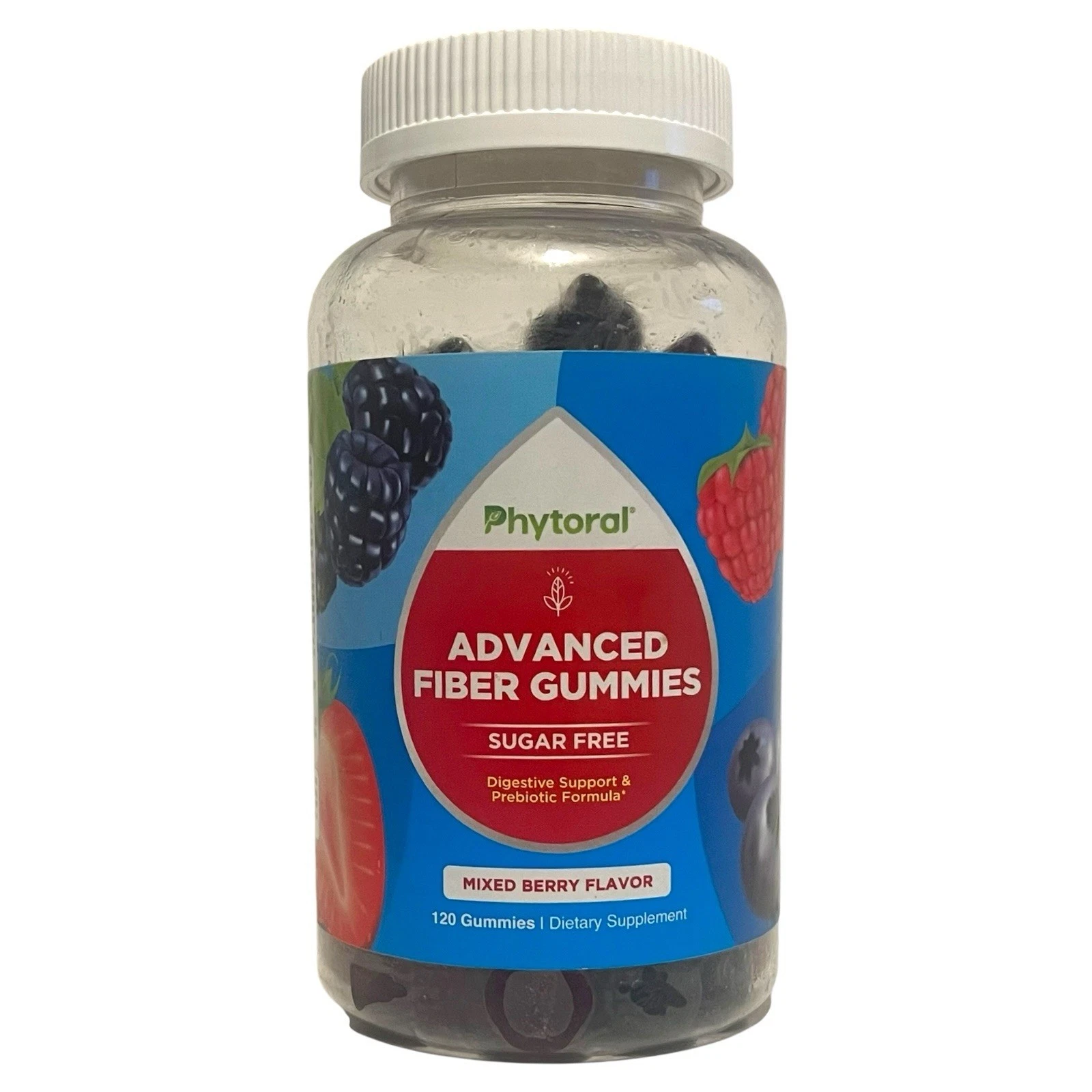 Sugar Free Fiber Gummies for Adults - Tasty Prebiotic Fiber Vegan Kosher 60ct