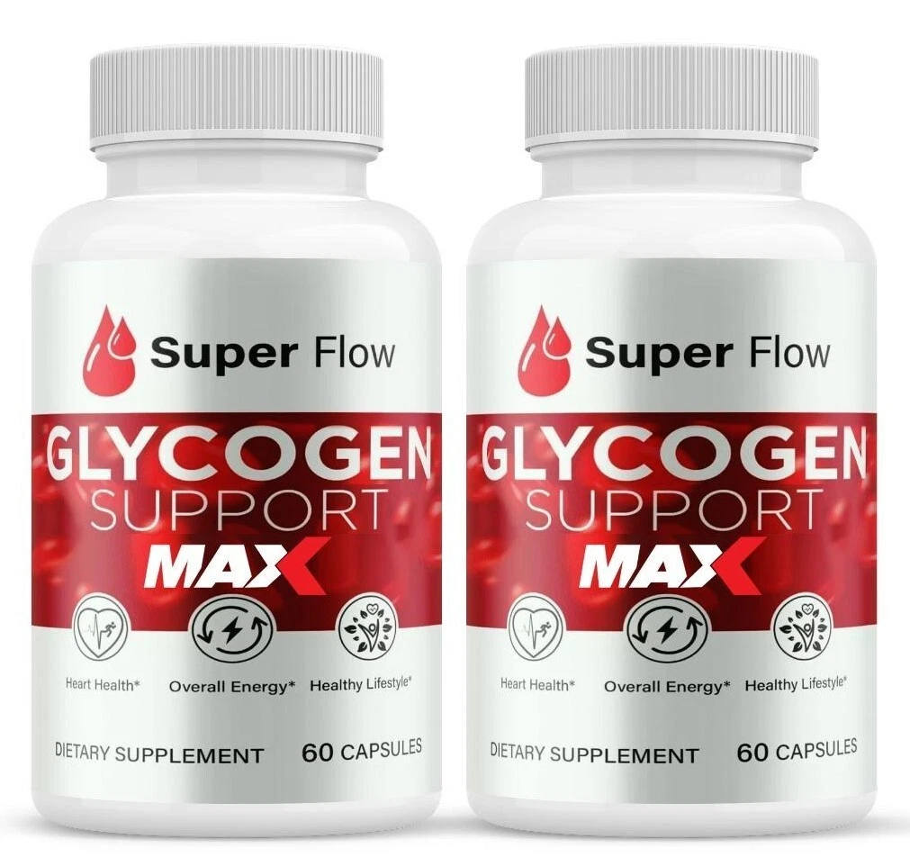 (2 Pack) Super Flow Glyco Max Optimizer, SuperFlow Glycogen Support Pills