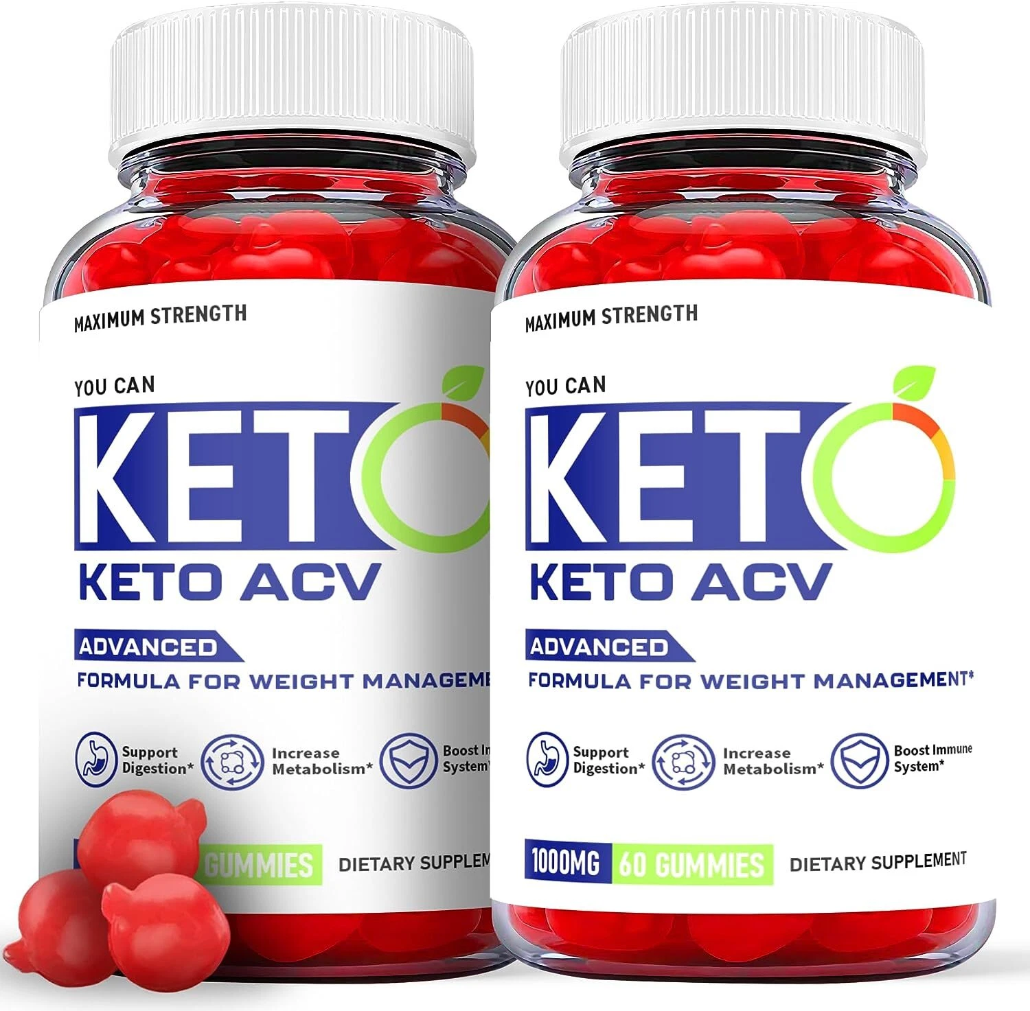 You Can Keto Gummies - You Can Keto ACV Gummys For Weight Loss ORIGINAL - 2 Pack