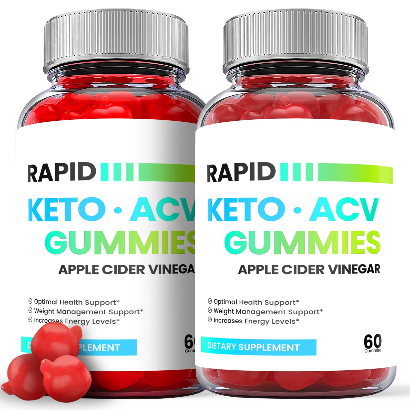 Rapid Keto ACV - Rapid Keto Gummies Weight Loss (2 Pack)