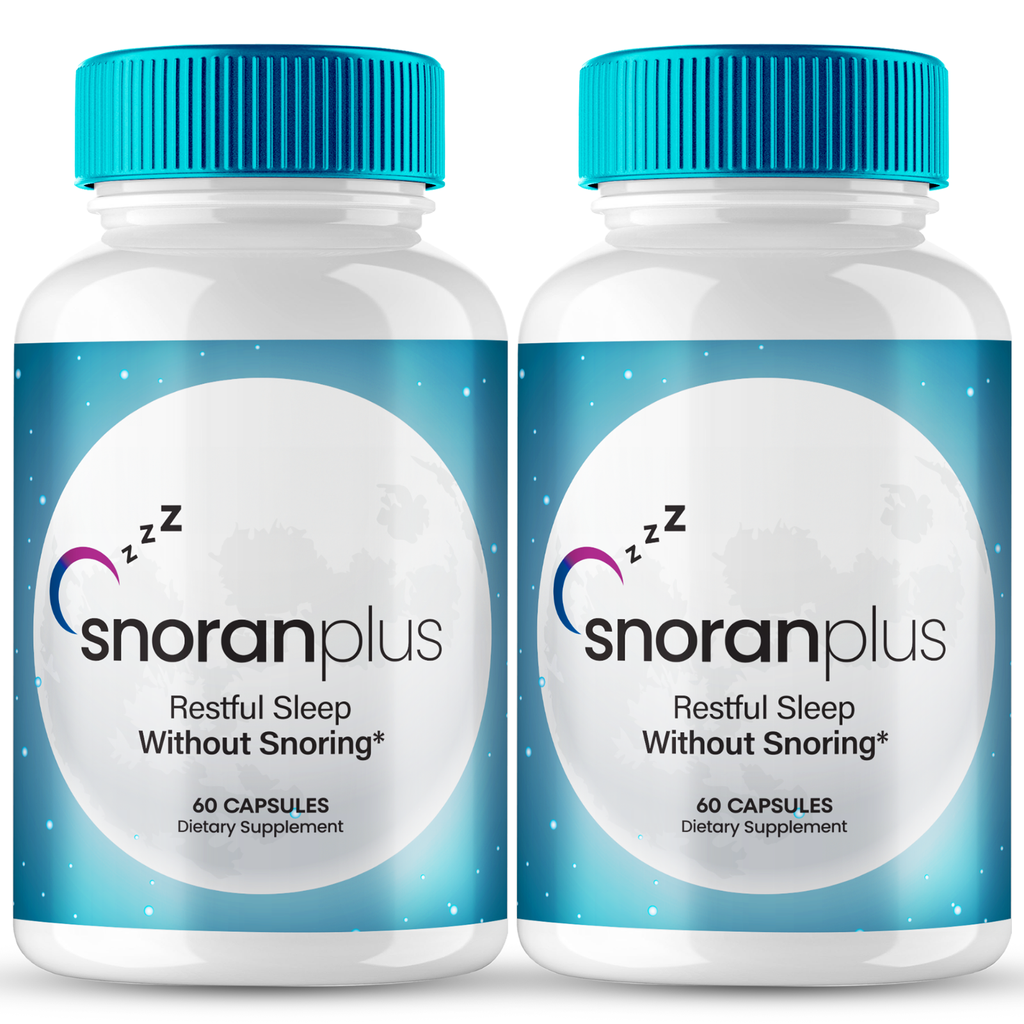 (2 Pack) Snoran Plus Capsules to Reduce Snoring and Improves Breathing Pills