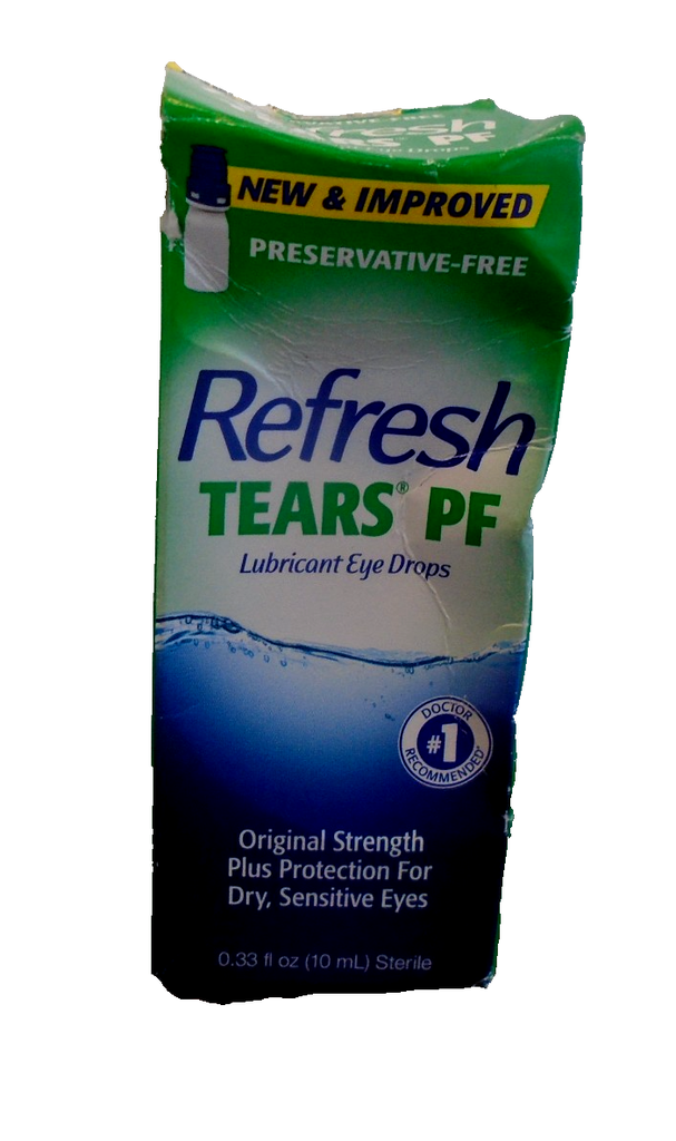 - Refresh Tears PF Lubricant Eye Drops .33 oz Exp 02/2027