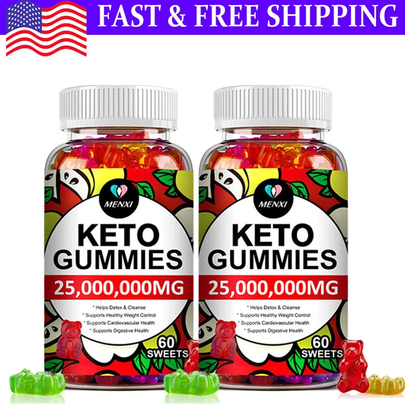 Keto ACV Gummies - Weight Loss Belly Fat Burner Appetite Suppressant 120 Gummies