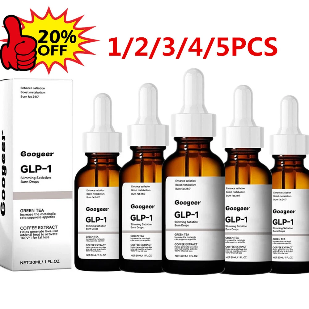 GLP-1 Weight Loss Fat Burner Drops Diet Supplement Slimming Drops 30ml.