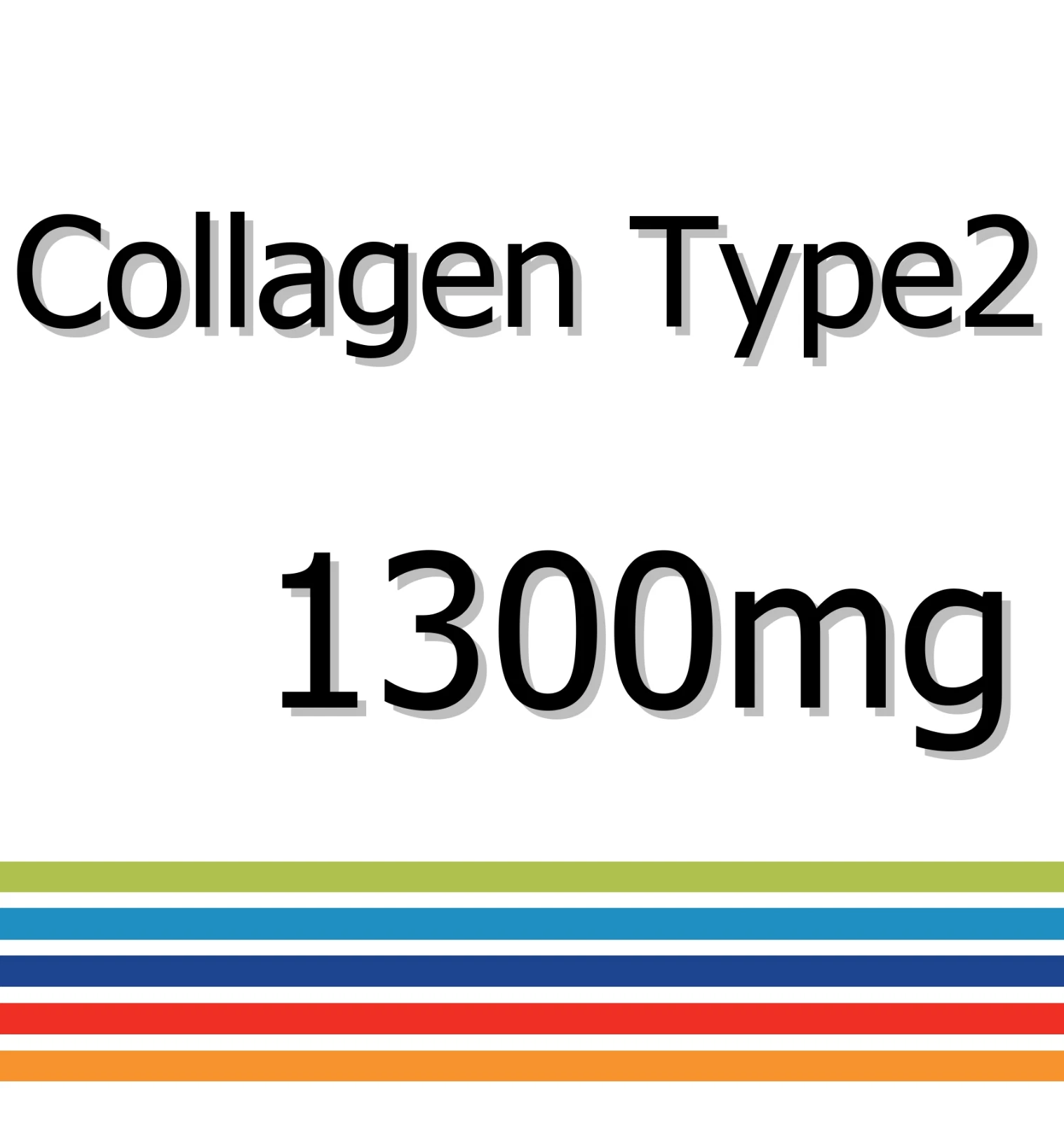 Collagen Type2 1300mg x 30 Tablets - Bone Density Increased
