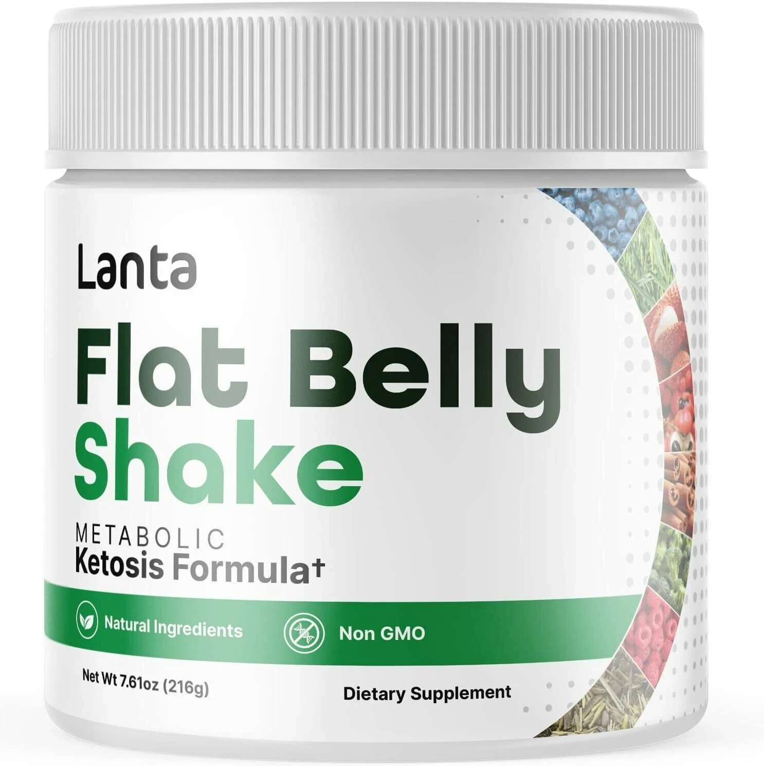 Lanta Flat Belly Juice Powder - Lanta Flat Belly Shake For Weight Loss - 1 Pack