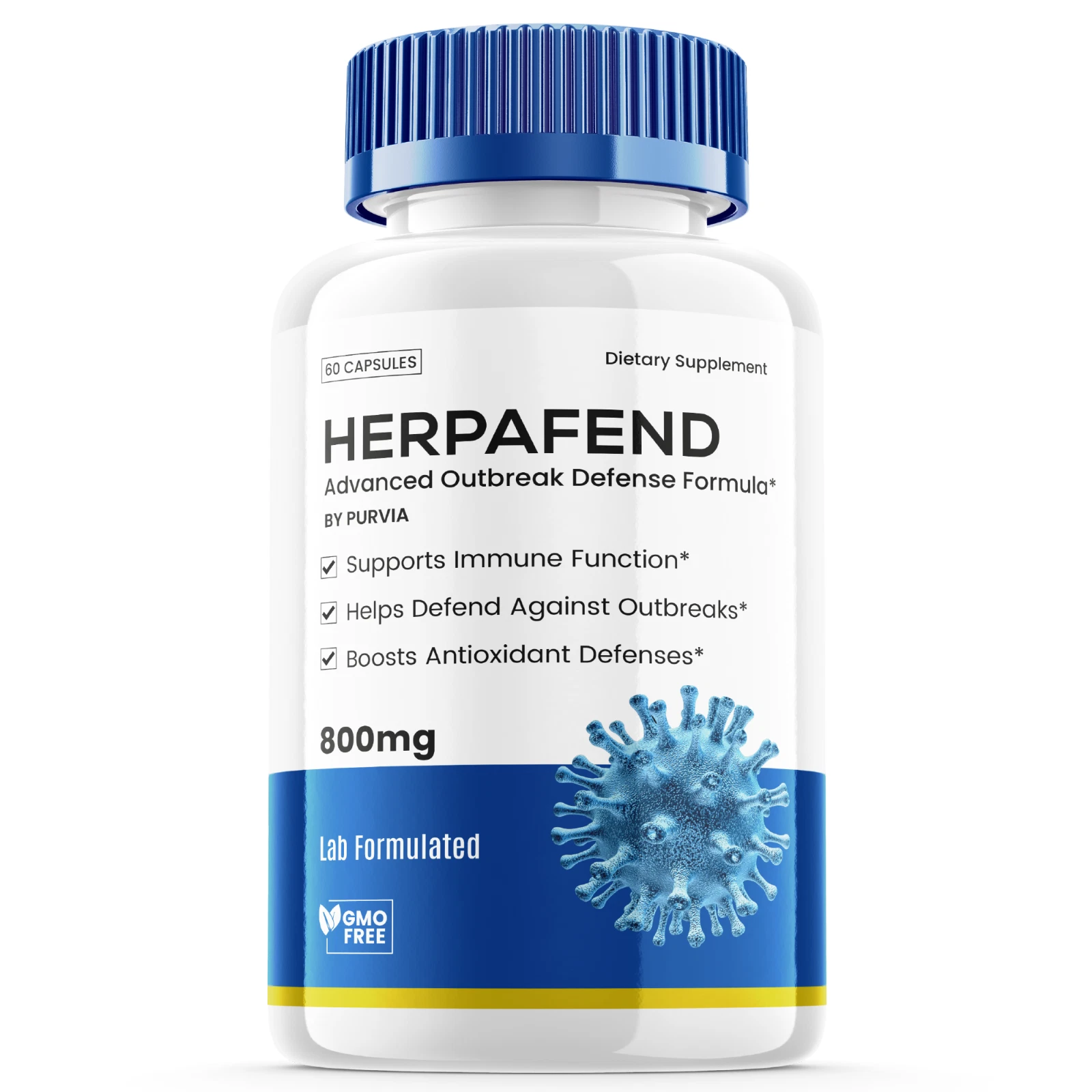 Herpafend Advanced Pill Supplement for Extreme Strength Overall Wellness Support