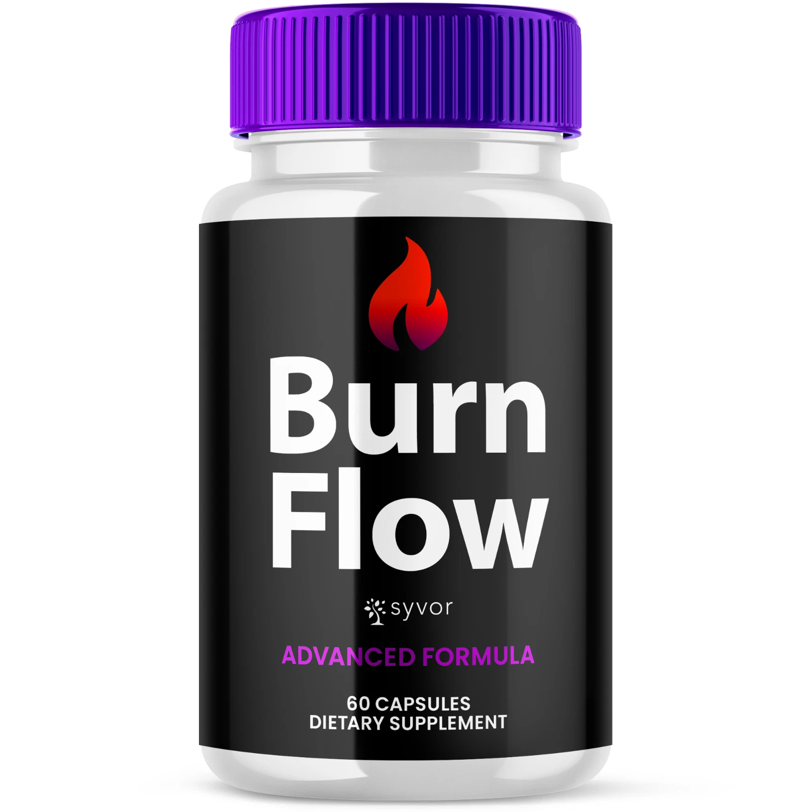 Burn Flow Advanced Formula Natural Energy & Fitness Support Vitamin 60 Capsules