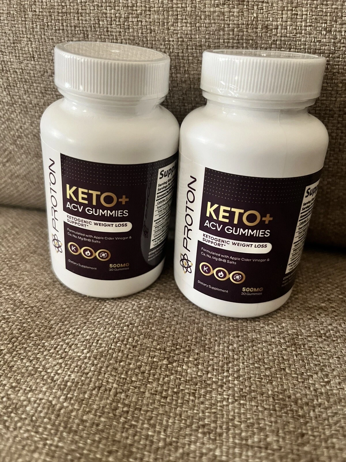 2 Bottles Of Proton Keto ACV gummies, Proton Gummies Weight Loss (30 Gummies)