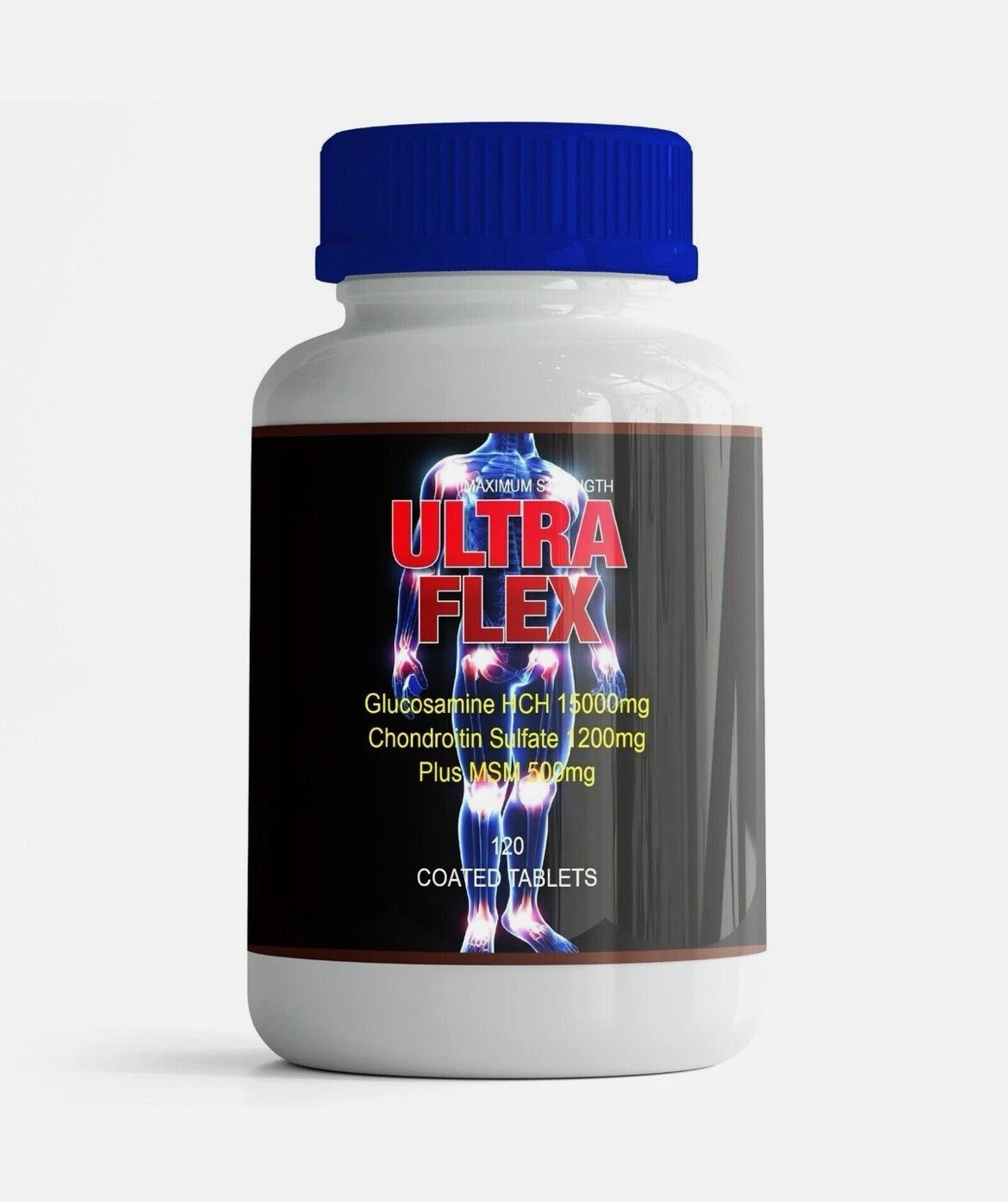 ULTRA FLEX Triple Strength Glucosamine 1500mg Chondroitin 1200mg Capsules
