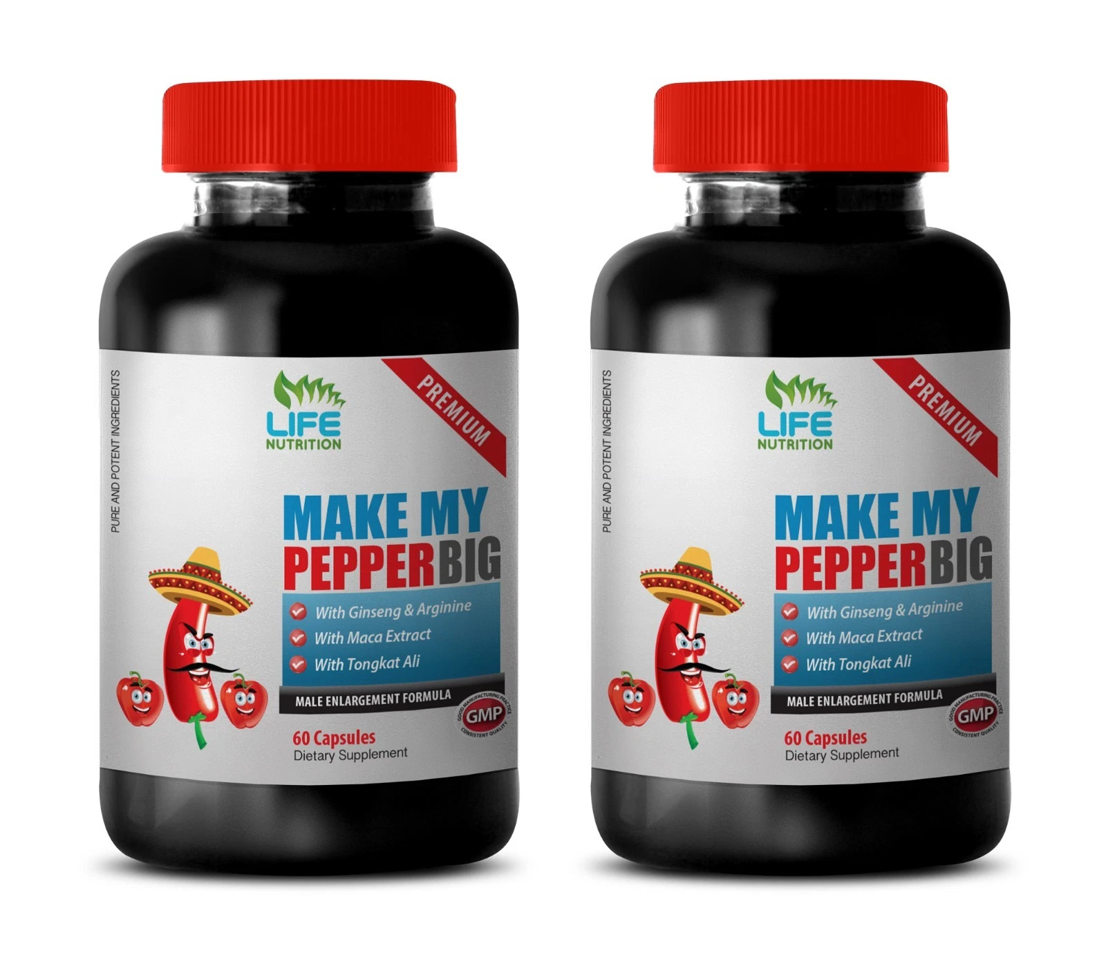 ginseng root - MAKE MY PEPPER BIG 2170mg - ageless male testosterone 2B