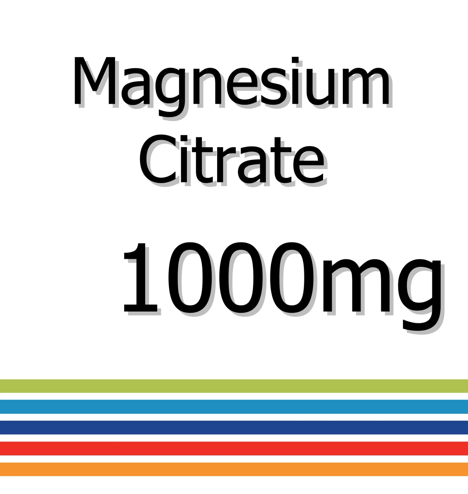 Magnesium Citrate 1000mg x 60 Tablets - Energy Boost