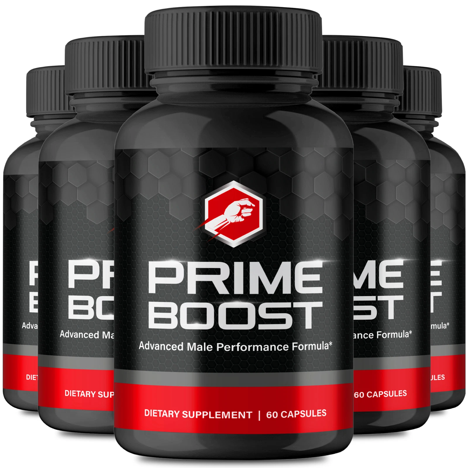 (5 Pack) Prime Boost Male Pills - PrimeBoost Supports Men Vitality Capsules