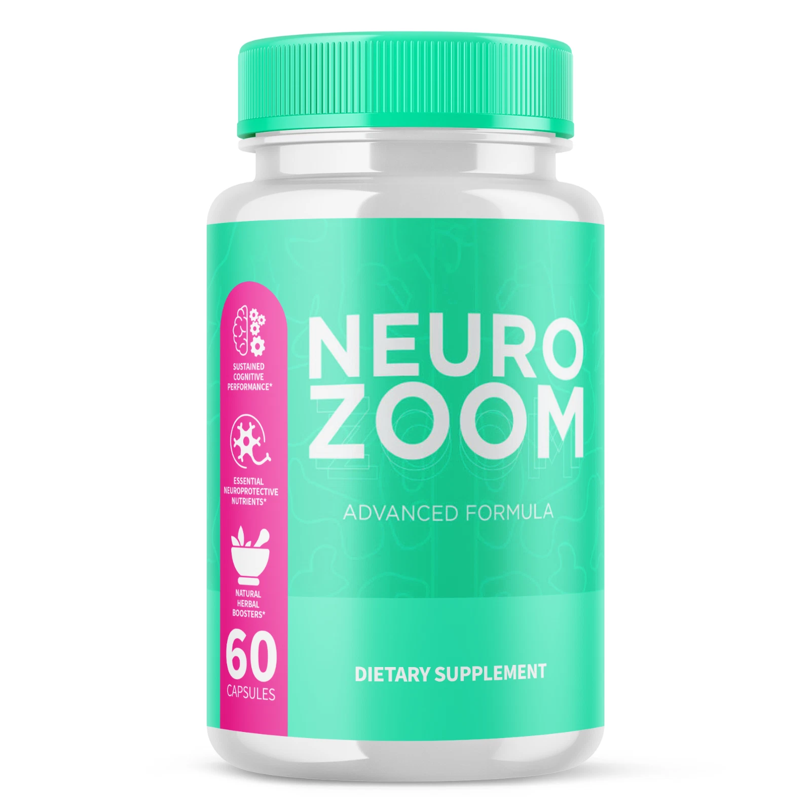 Neuro Zoom Cognitive Pills, NeuroZoom for Healthy Memory Support (60 Capsules)