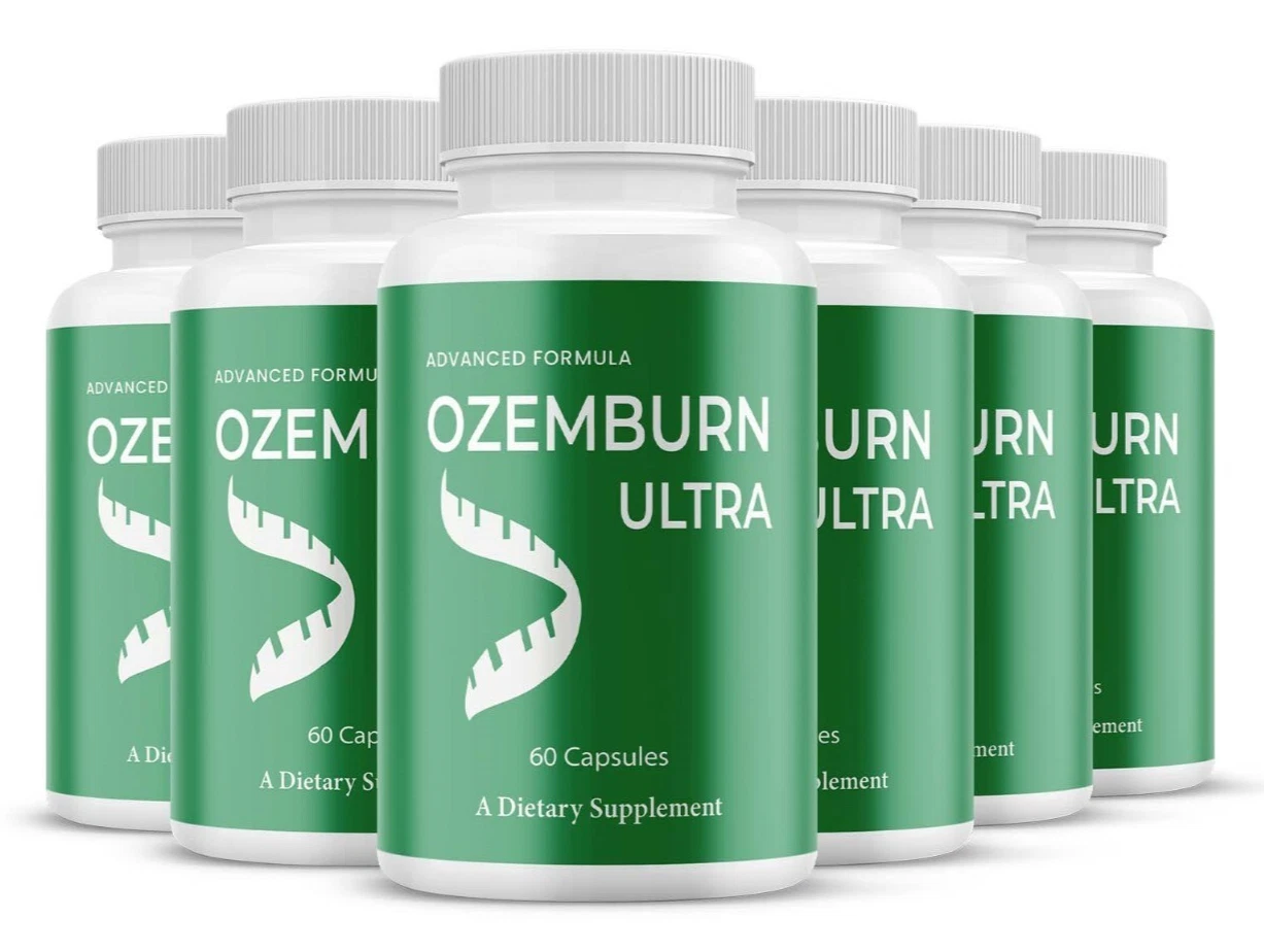 (6 Pack) OzemBurn Max Weight Loss Pills, OzemBurn Max Advanced Support Formula