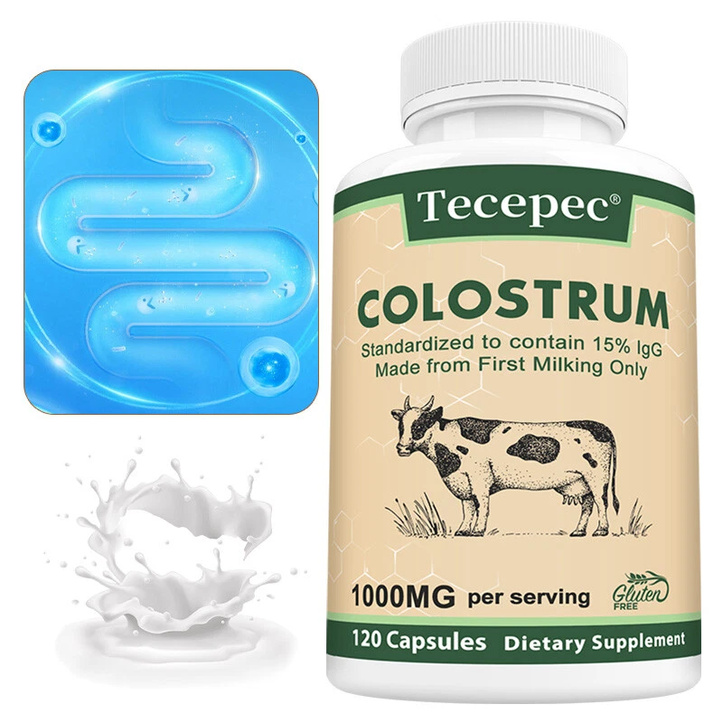 Colostrum 1000mg Capsules Supports Digestive Health,Balance Immune System