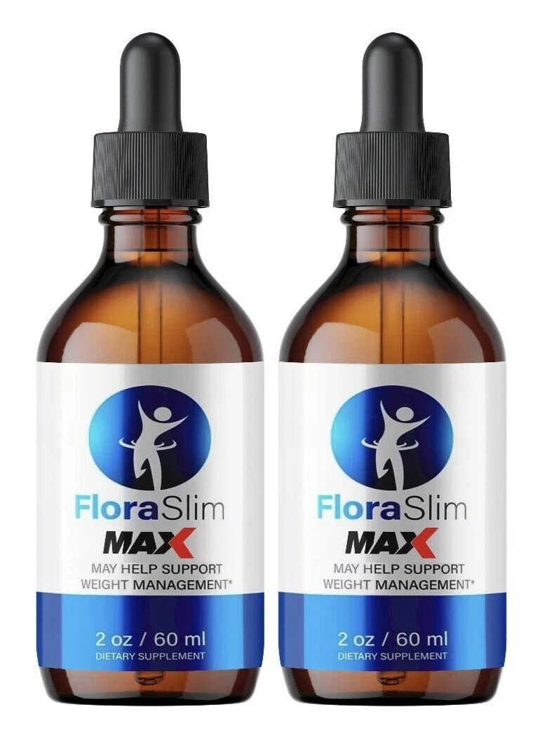 (2 Pack) FloraSlim MAX Metabolism Drops-FloraSlim Metabolic Support Supplement