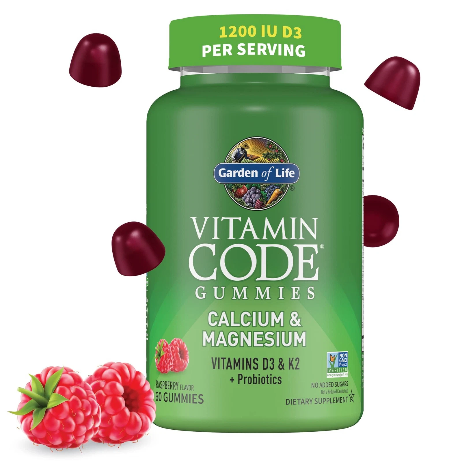Vitamin Code Calcium Magnesium D3 Gummies Delicious Bone Health Support 60 Count