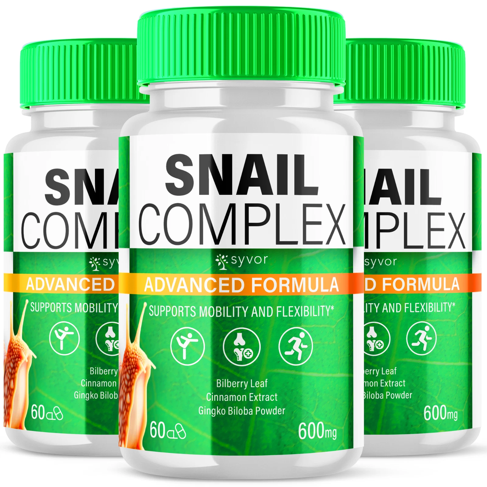 Snail Complex Joint Support Pill Freedom to Move Vitamin Formula 180 Capsules