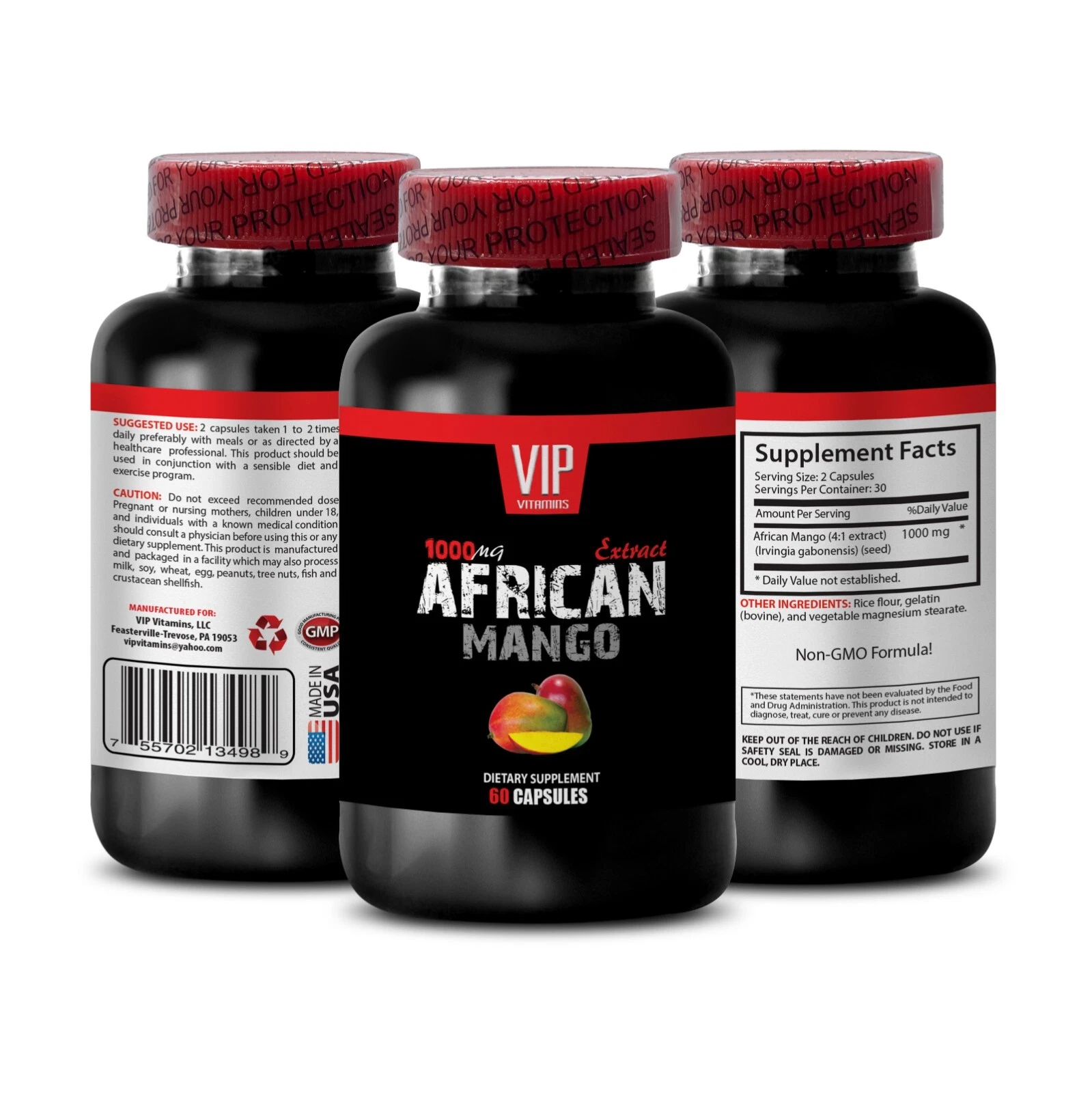 african mango supplements - AFRICAN MANGO EXTRACT 1000mg - fat burner - 1 Bottle