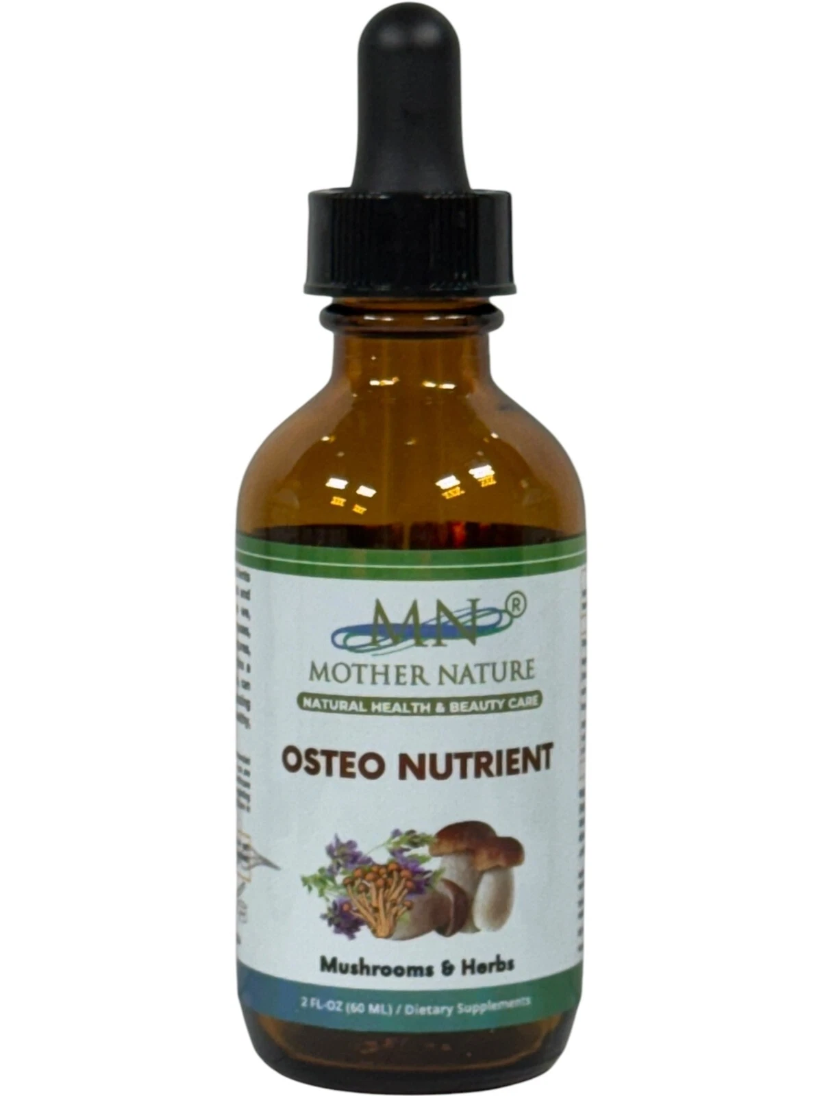 Mother Nature Osteo Nutrient Mushroom & Herbs Dietary Supplement - 60 ml