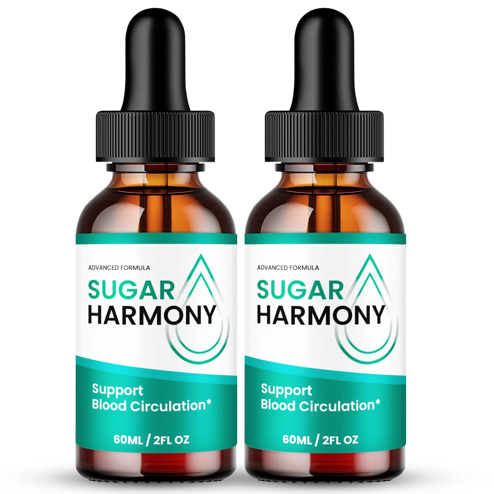 (2 Pack) Sugar Harmony Drops, Advanced Blood Health Support Formula Droppers