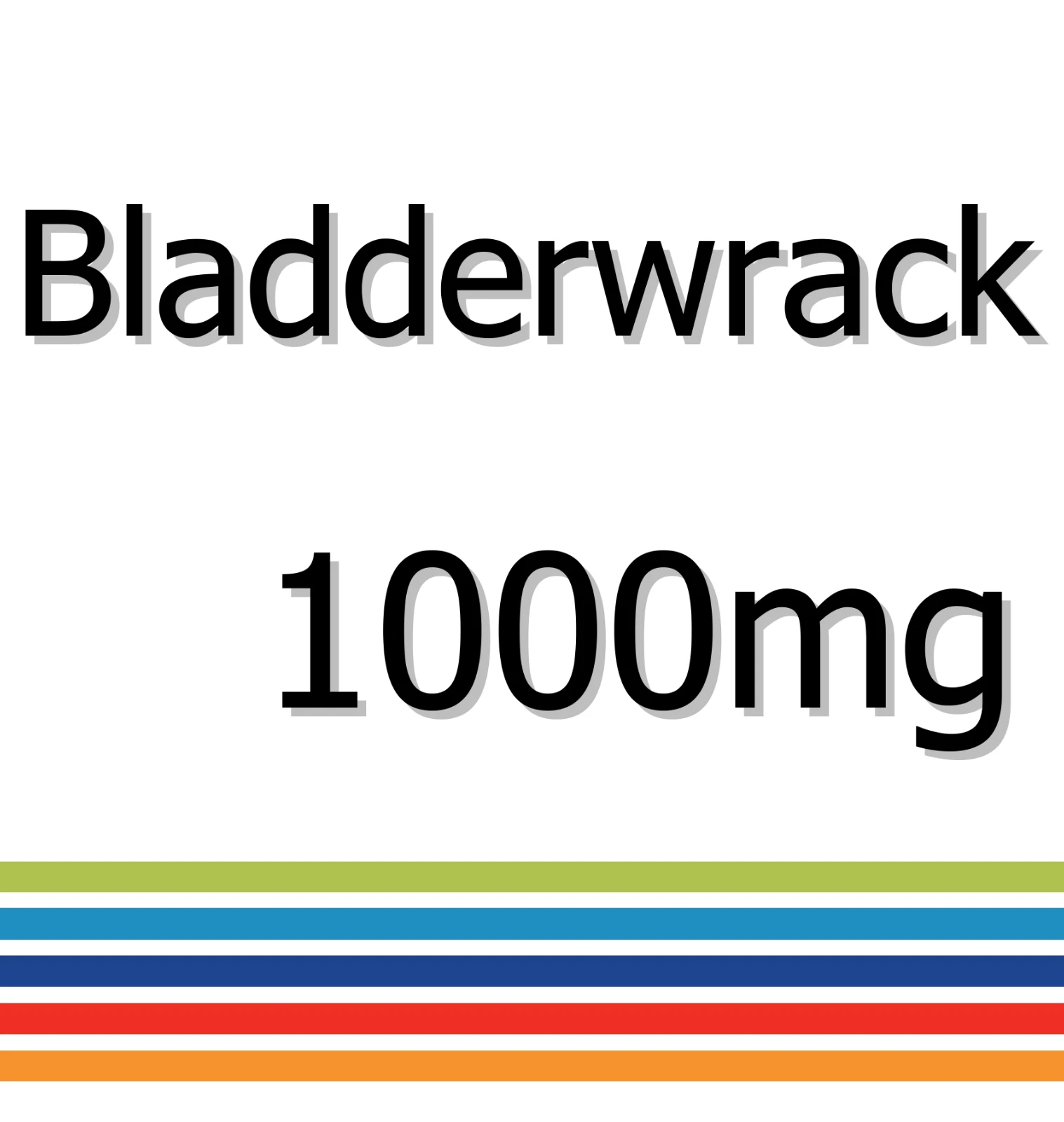 Bladderwrack 1000mg x 60 Tablets - Reduced Inflammation