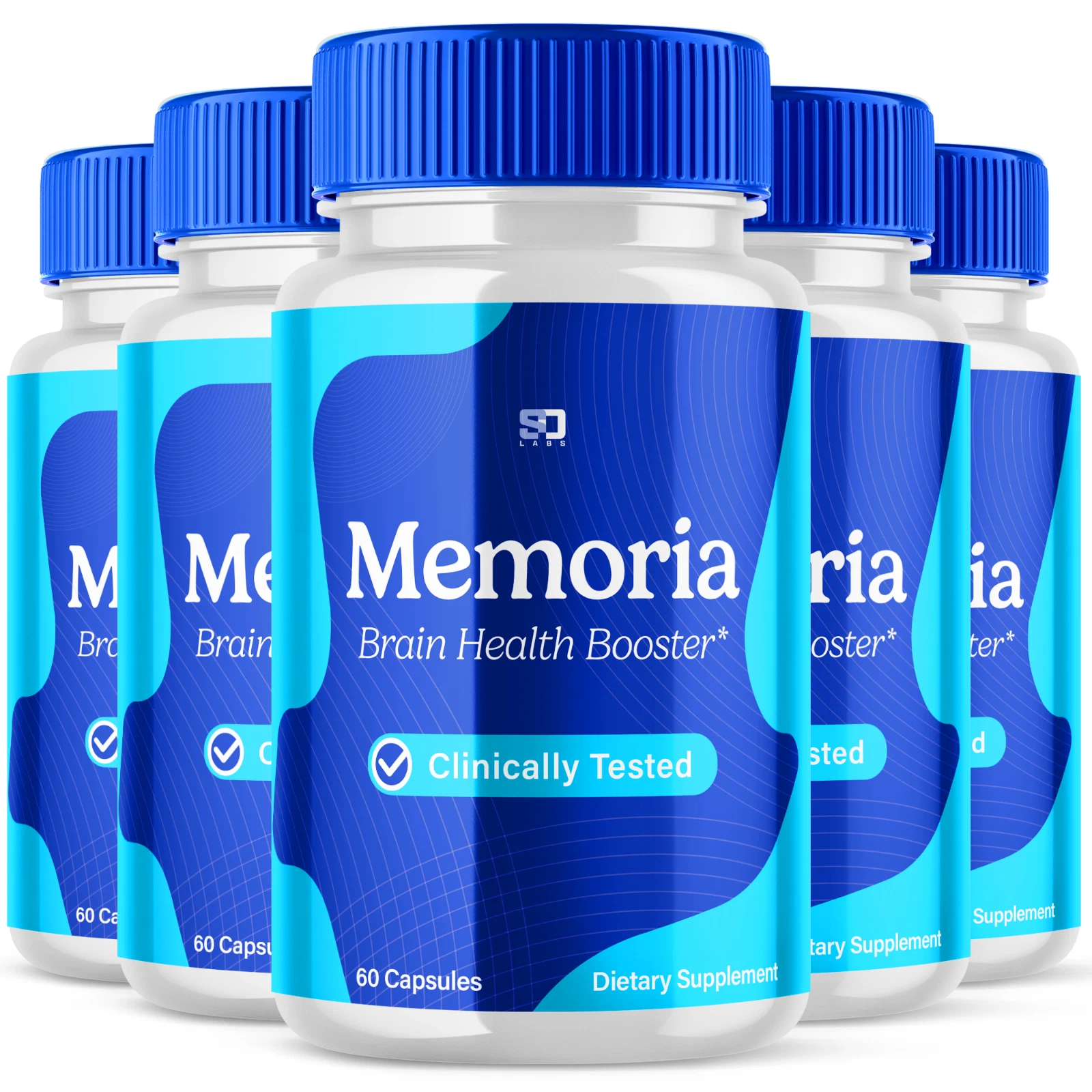 Memoria Capsules Support and Boost Memory & Brain Health (5 Pack)