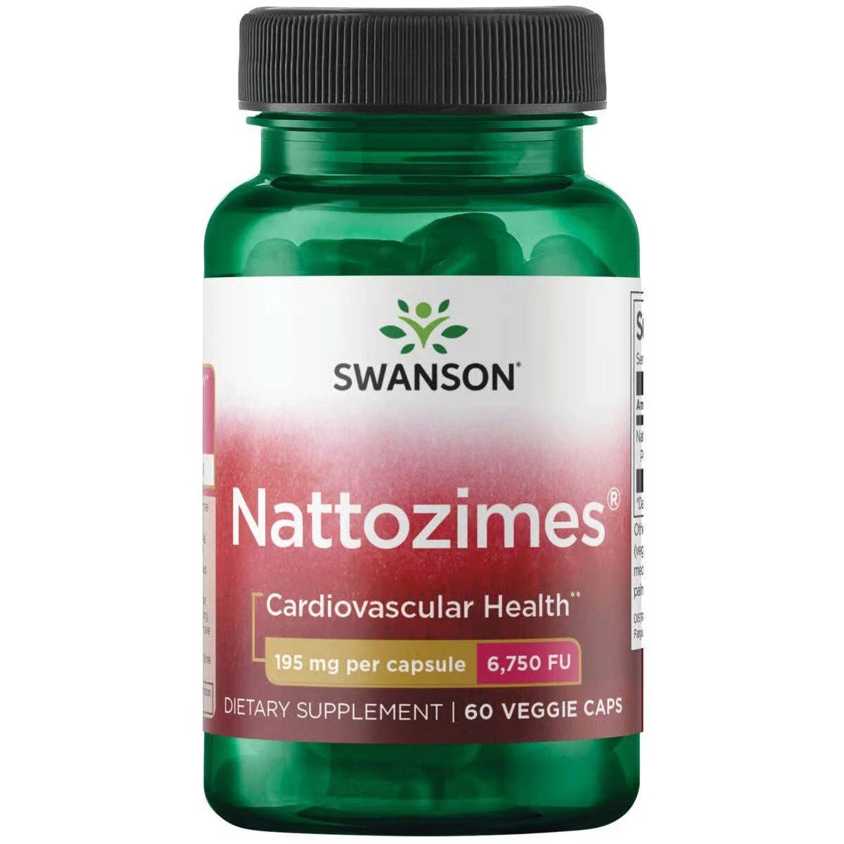 Swanson Nattozimes 195 mg 60 Veggie Capsules