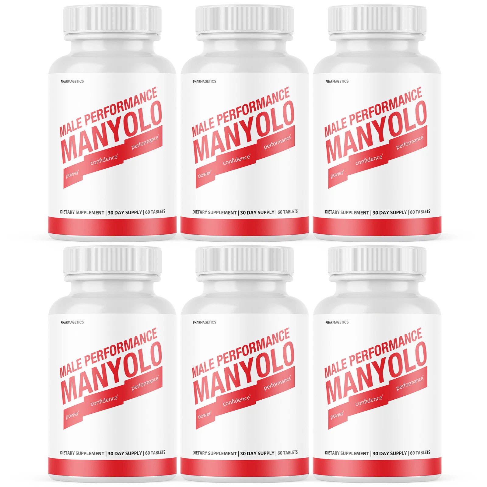 Manyolo Tablets For Men Advanced Performance Supplement - 6 Bottles